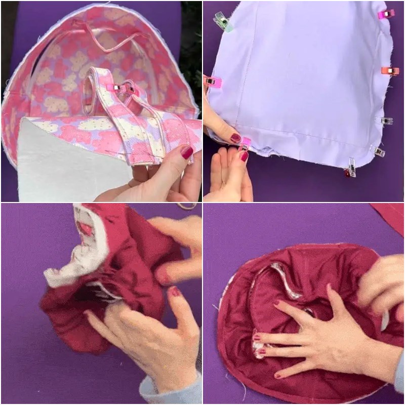 cách may balo handmade