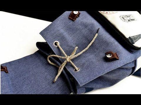 cách may túi xách bằng vải jean