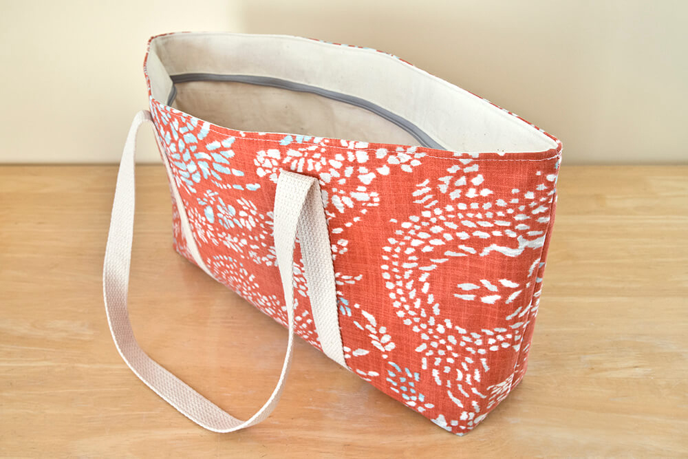 cách may túi vải có dây kéo