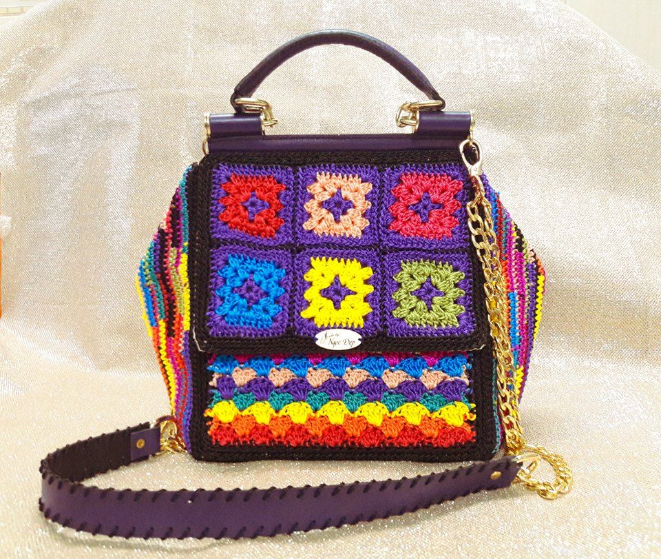 hướng dẫn móc túi xách bằng sợi thô