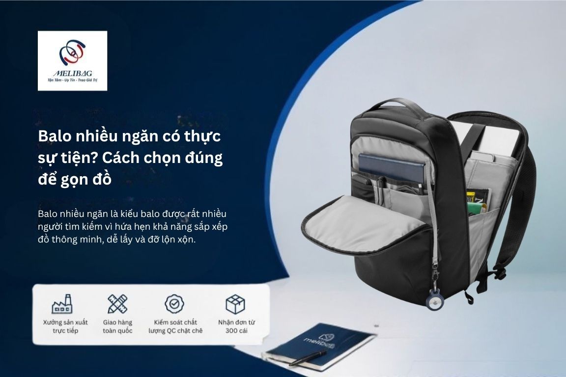 balo nhiều ngăn