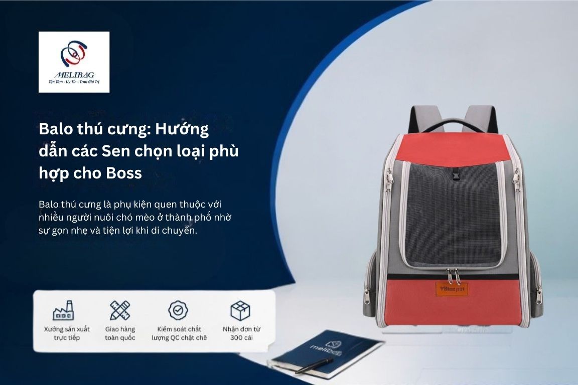 các mẫu balo thú cưng đẹp