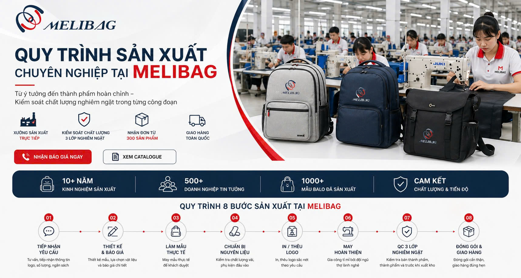 xưởng may balo túi xách
